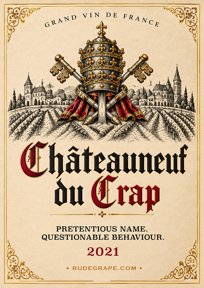 Chateauneuf Du Crap -  Pretentious Name, Questionable Behavior