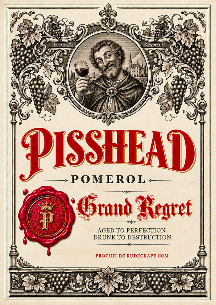 Pomerol Pisshead - Aged to Perfection