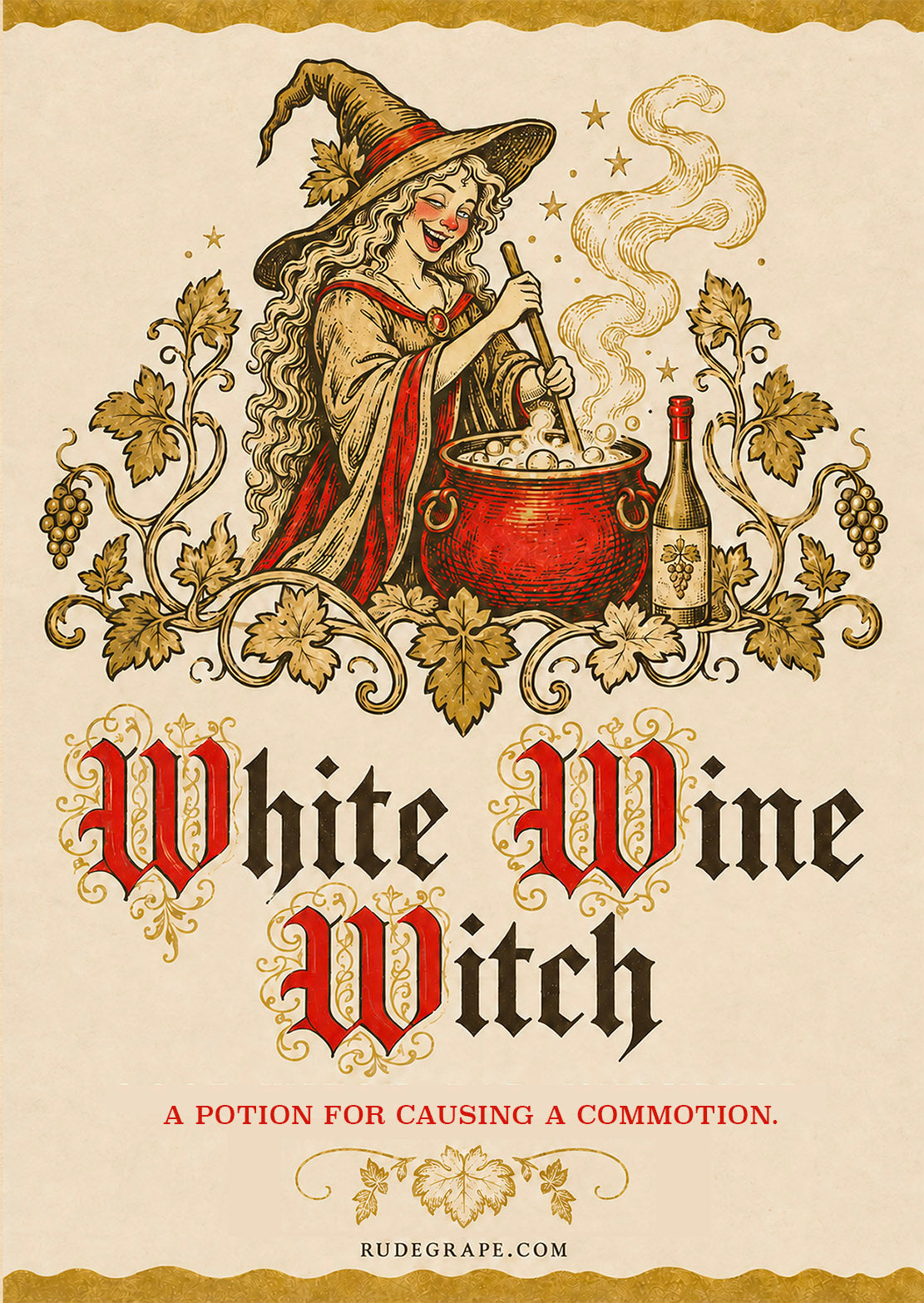 White Wine Witch - Potion for Causing a Commotion